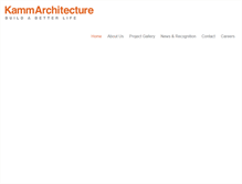 Tablet Screenshot of kamm-arch.com
